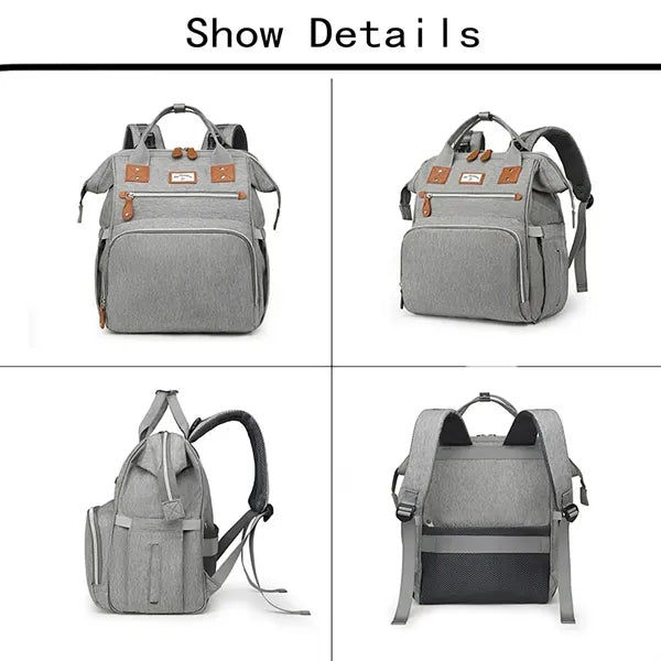 Multi-Function Travel Diaper Bag Nappy Backpack