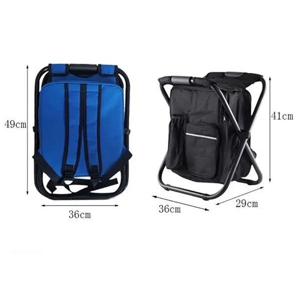 Folding Camping Chair Stool Backpack