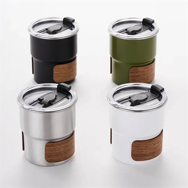 304 Stainless Steel Water Cup Outdoor Anti-Scald Camping Mug