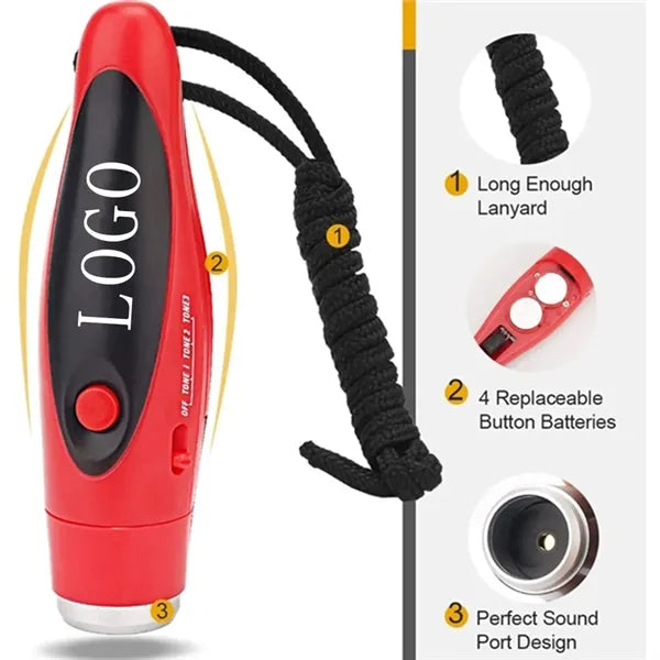 Electronic Whistles with Lanyard