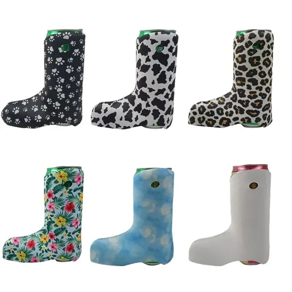 Sleeves Boot Skinny Slim Can Cooler Covers