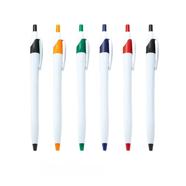Retractable Curved Ballpoint Pen