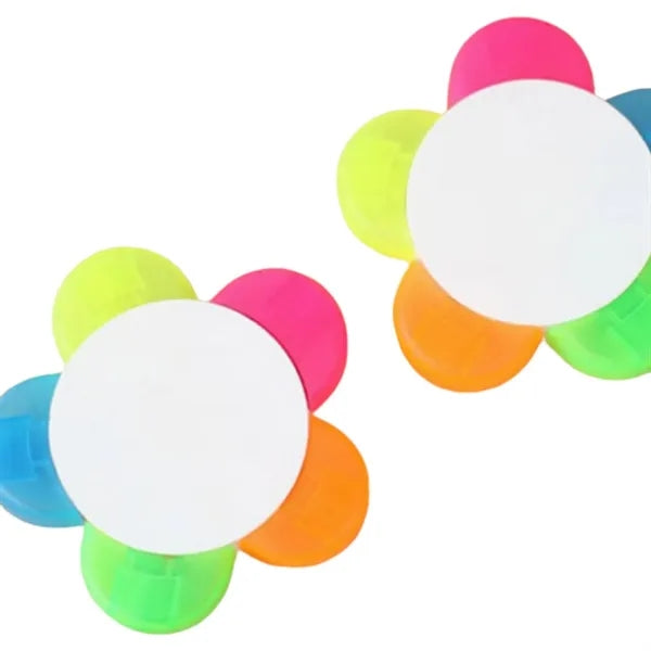 Five Colour Sunflower Highlighter Pen