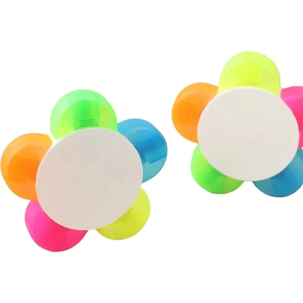 Five Colour Sunflower Highlighter Pen
