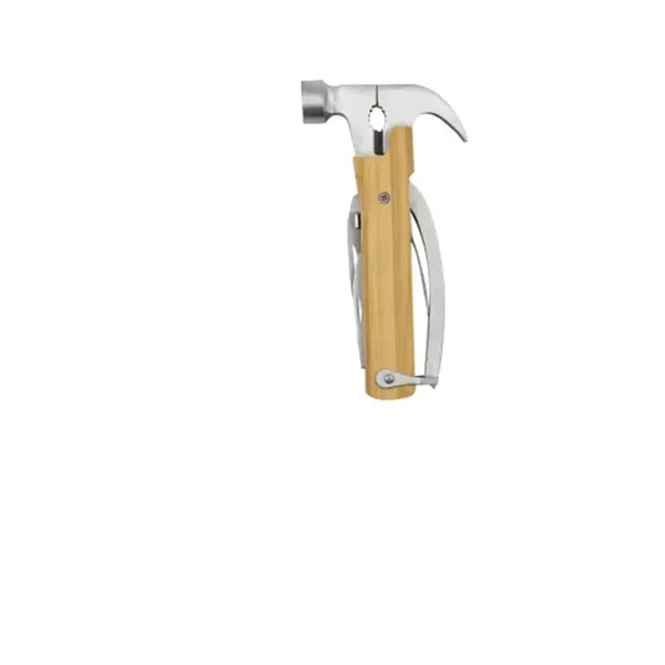 12-in-1 Outdoor Mini Multitool Stainless Steel Wood Hammer