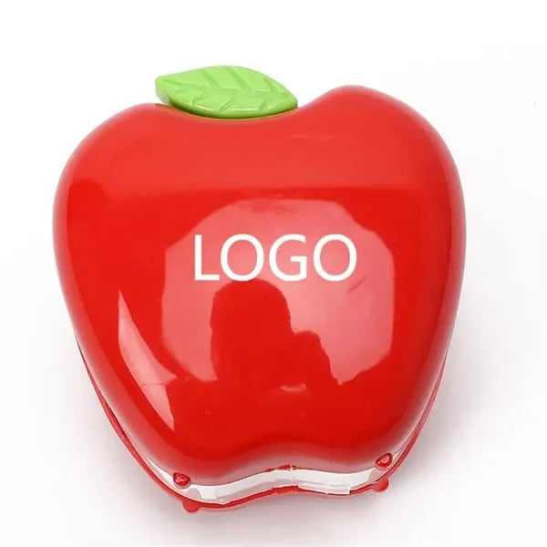 Pen Holder Apple Shaped Plastic: Functional Desk Stationery