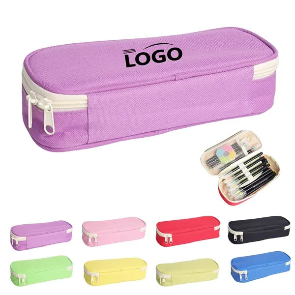 Pencil Case Storage Pouch with Zipper