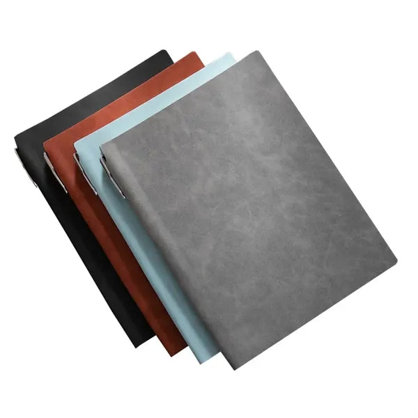 2025 A5 Business PU Faux Leather Notebook with Pen