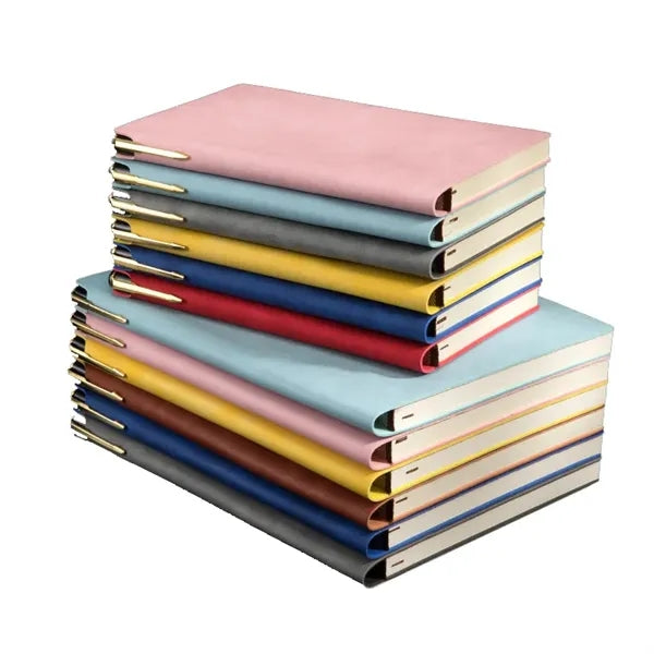 2025 A5 Business PU Faux Leather Notebook with Pen