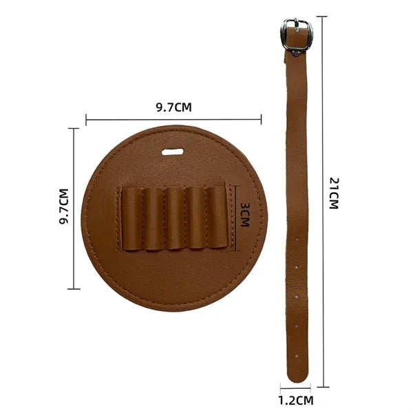 PU Leather Golf Ball Stud Storage Bag