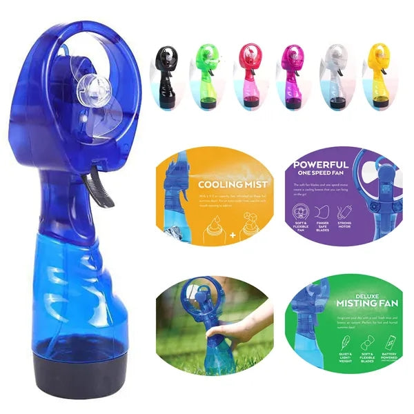 Battery Powered Water Misting Fan