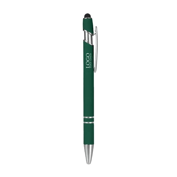 Rubber Coated Stylus Ballpoint Pen
