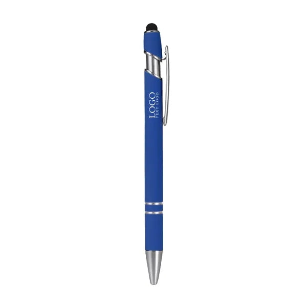 Rubber Coated Stylus Ballpoint Pen