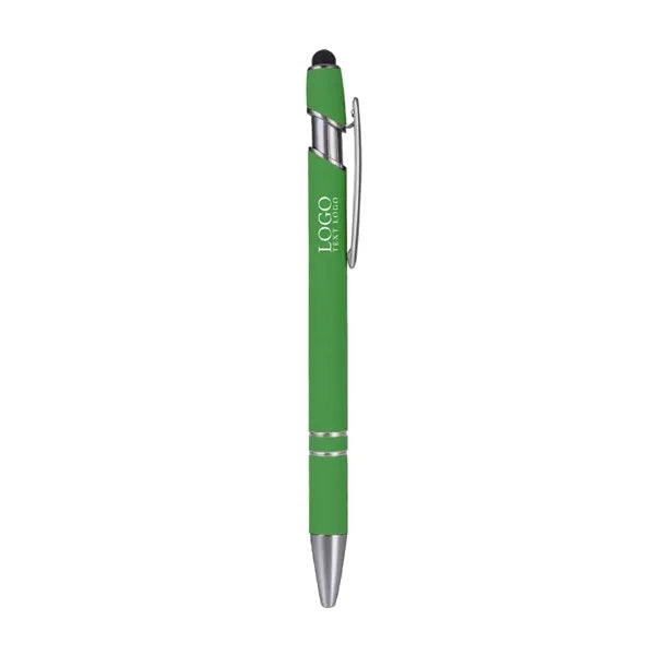 Rubber Coated Stylus Ballpoint Pen
