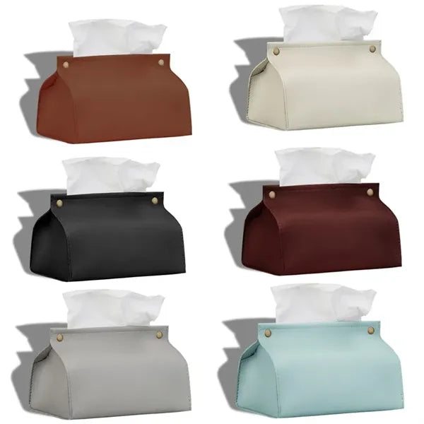 PU Leather Tissue Box Cover