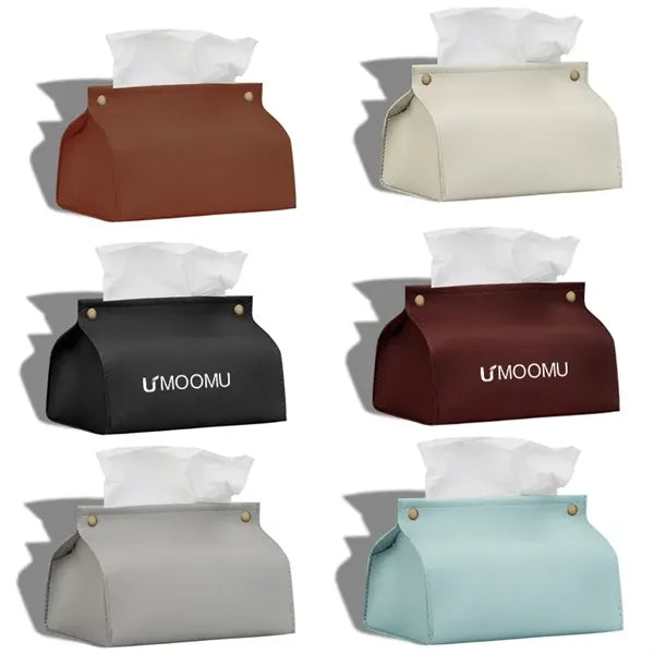 PU Leather Tissue Box Cover