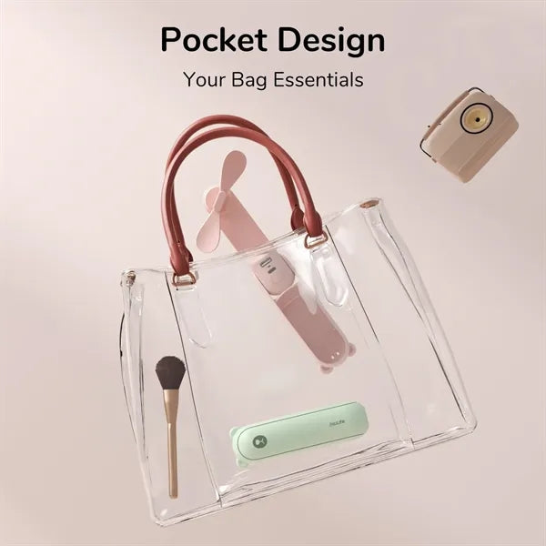 3 IN 1 Hand Fan, USB Rechargeable