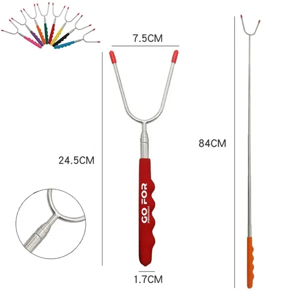 Sticks Hot Dog Fork for Fire Pit Extra Long with Bag