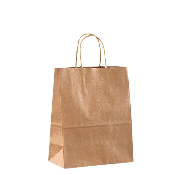 Kraft paper bags with handles