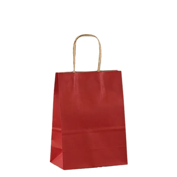 Kraft paper bags with handles