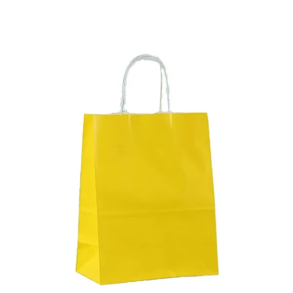 Kraft paper bags with handles