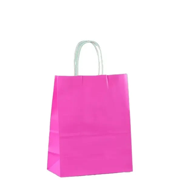 Kraft paper bags with handles