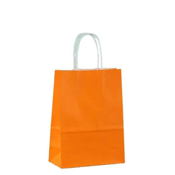 Kraft paper bags with handles