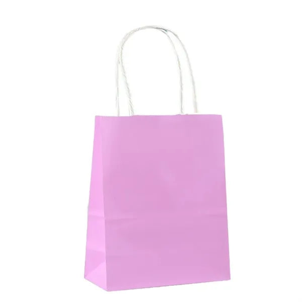 Kraft paper bags with handles