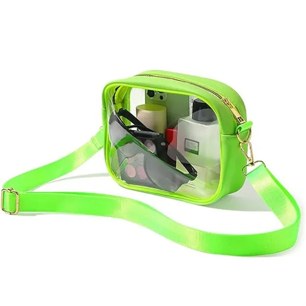 PVC Waterproof Large Capacity Stadium Crossbody Tote Bag