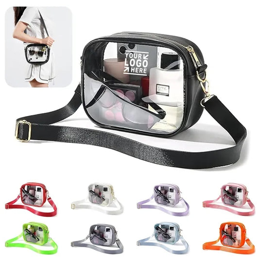 PVC Waterproof Large Capacity Stadium Crossbody Tote Bag
