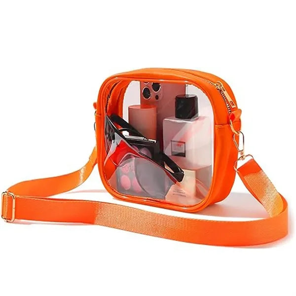 PVC Waterproof Large Capacity Stadium Crossbody Tote Bag