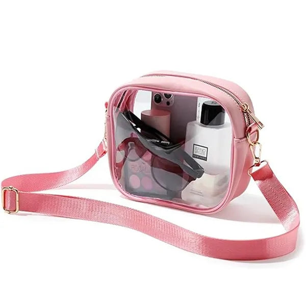 PVC Waterproof Large Capacity Stadium Crossbody Tote Bag