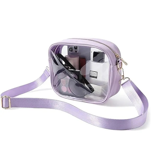 PVC Waterproof Large Capacity Stadium Crossbody Tote Bag