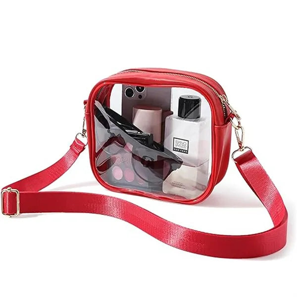 PVC Waterproof Large Capacity Stadium Crossbody Tote Bag