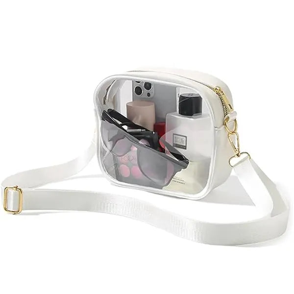 PVC Waterproof Large Capacity Stadium Crossbody Tote Bag