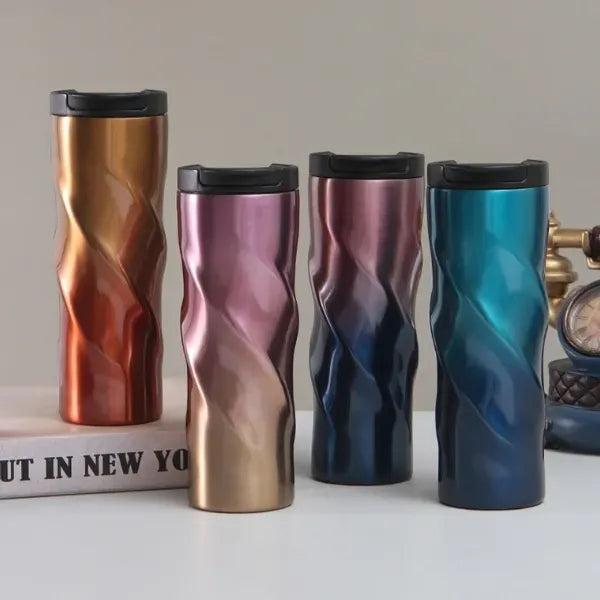 17 Oz Gradient Threaded Vacuum Mug