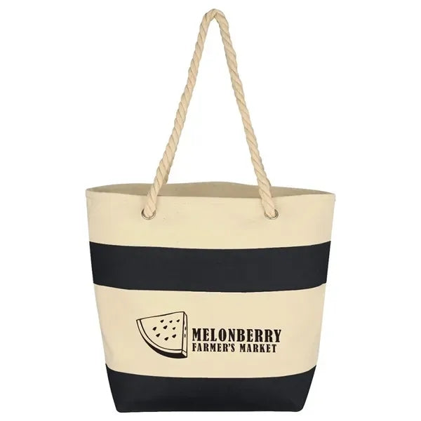 Cotton Canvas Boat Tote