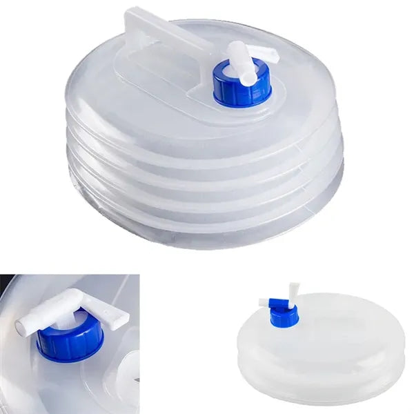 4 Gal Portable Travel Water Kettle Expandable Picnic Bucket