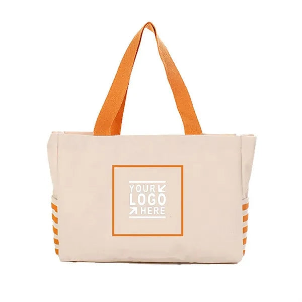 Heavy Duty Large Canvas Tote Bag with Pocket