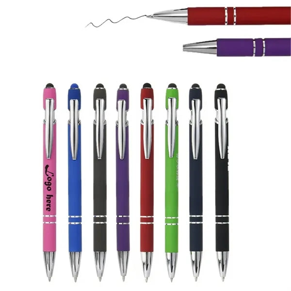 Soft-Touch Aluminum Ballpoint Pen