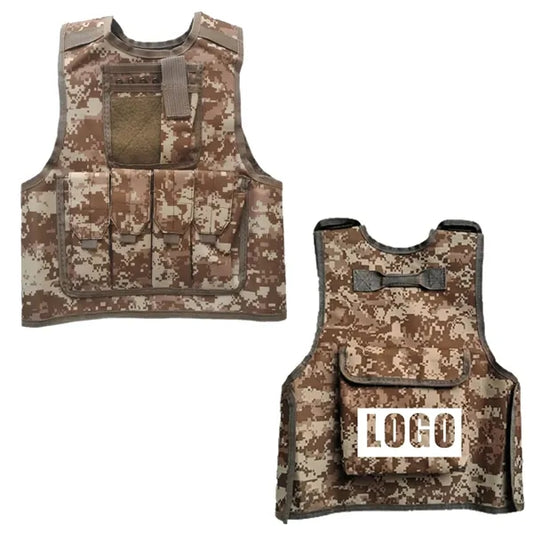 Multipocket Camouflage Children's Game Vest