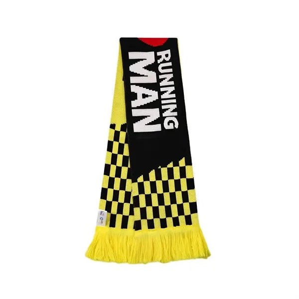 Acrylic Jacquard Fan Scarf
