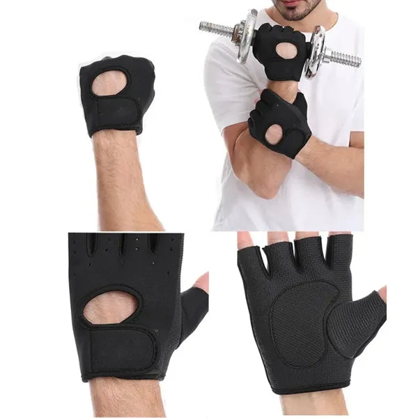 1 Pair Fitness Workout Gym Weight Lifting Breathable Gloves