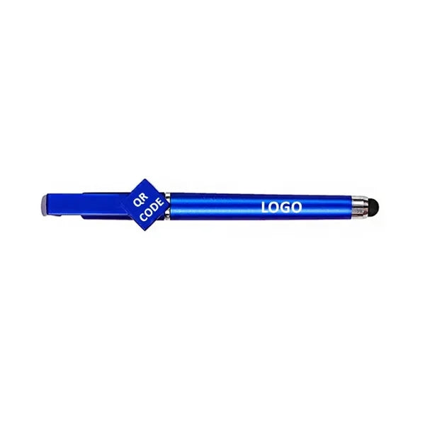 ABS Matte Finish QR Code Gel Ink Styluses Snap-On Caps Pens