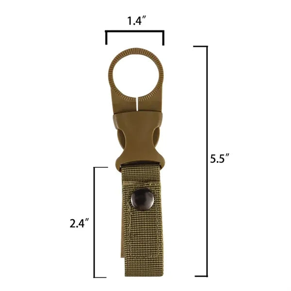 5 1/2" Hanging Water Bottle Buckle Carabiner Mineral Clip