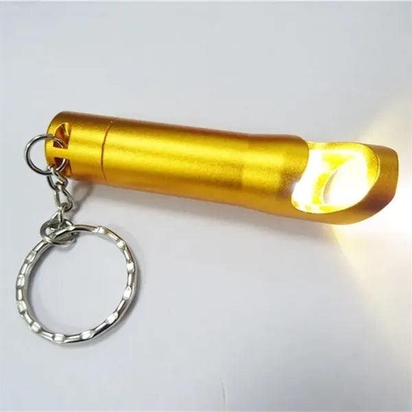 Bottle Opener Key Ring Mini LED Keychain Flashlights