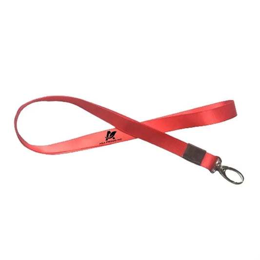 Recycled Cotton Lanyardwith Swivel Hook & Detachable Buckle