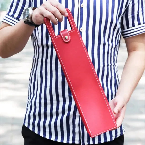 Leather Wine Tote Carrier