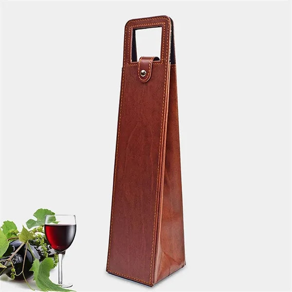 Leather Wine Tote Carrier