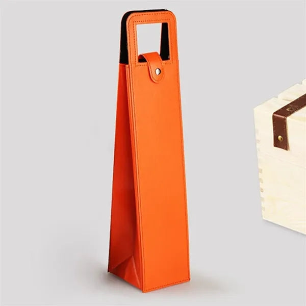 Leather Wine Tote Carrier